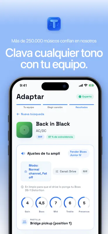 ToneAdapt - Guitar Tone Match screenshot 1 of 5