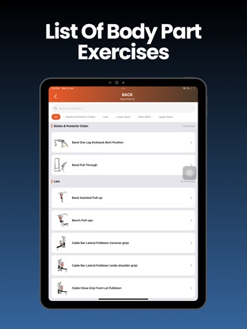 Gym Workout - Fitness Club iPad screenshot