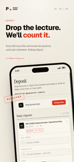 PanicBank: Med Exam Prep screenshot 2