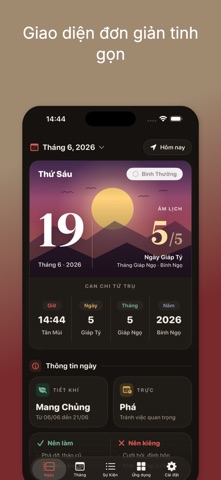 Lịch Bách Việt - Lịch Âm 2026 screenshot
