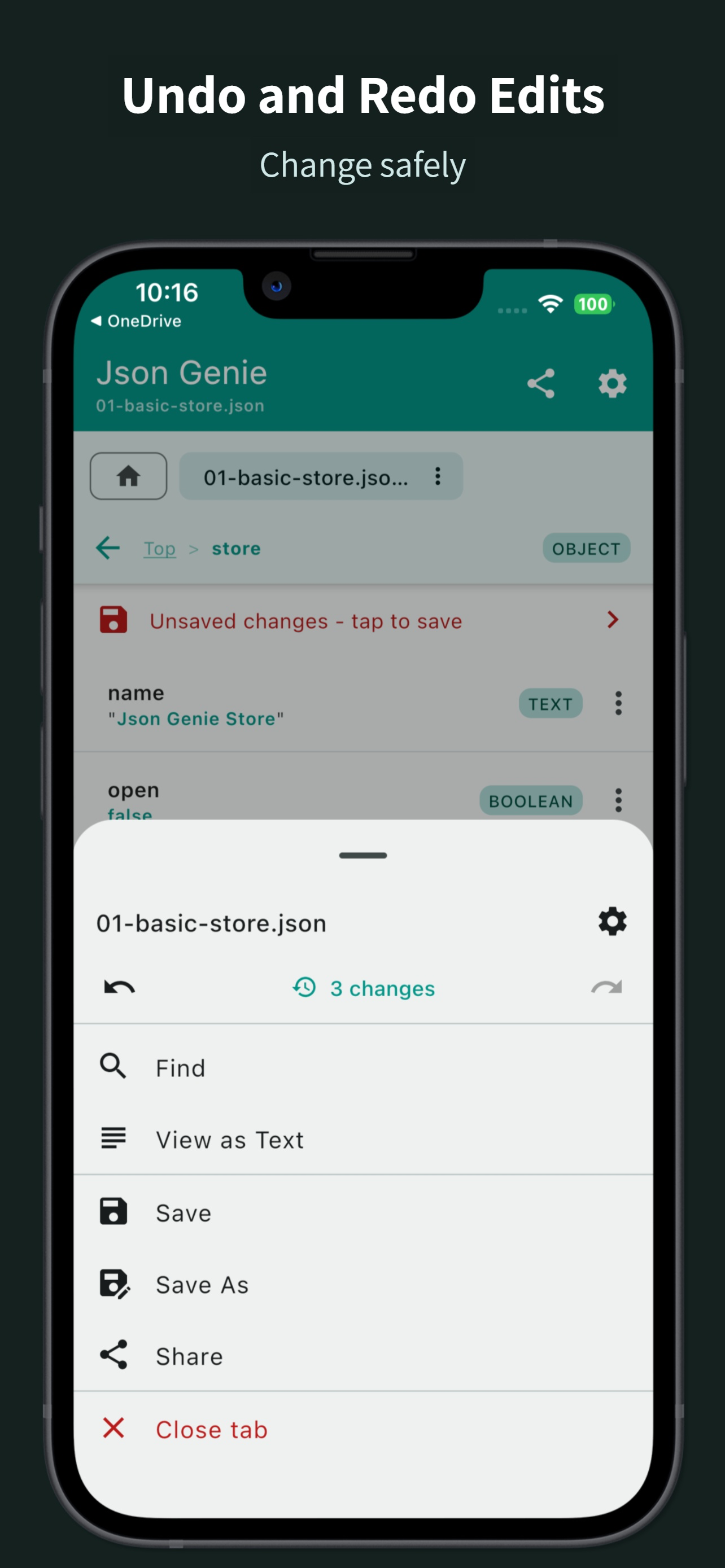 Json Genie: JSON Editor/Viewer