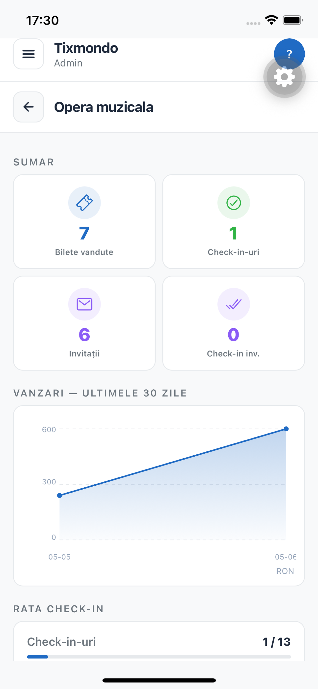 Tixmondo Admin screenshot 3