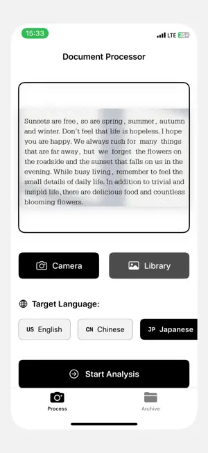 Photo Translator Image to OCR screenshot 1