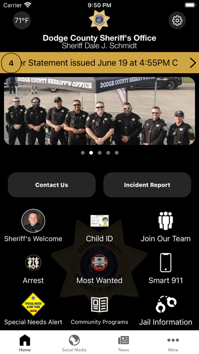 Dodge County Sheriffs Office Screenshot