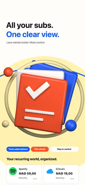 Subscription Manager - SubFlo screenshot 1