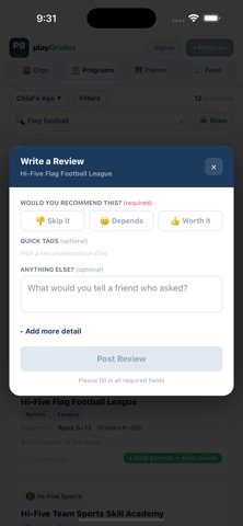 playGrades screenshot