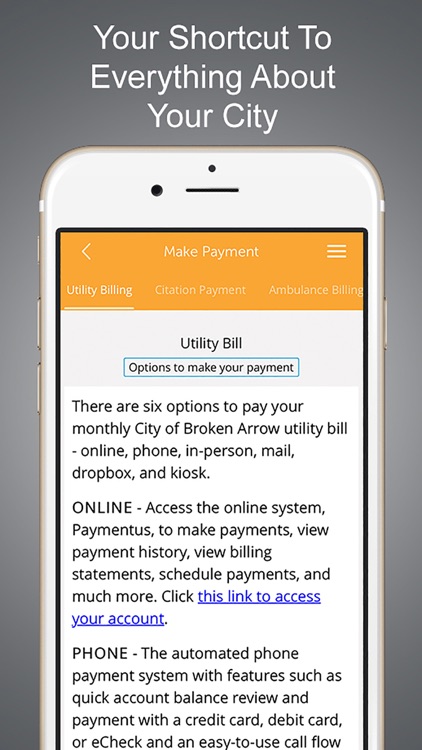 My Broken Arrow Action Center