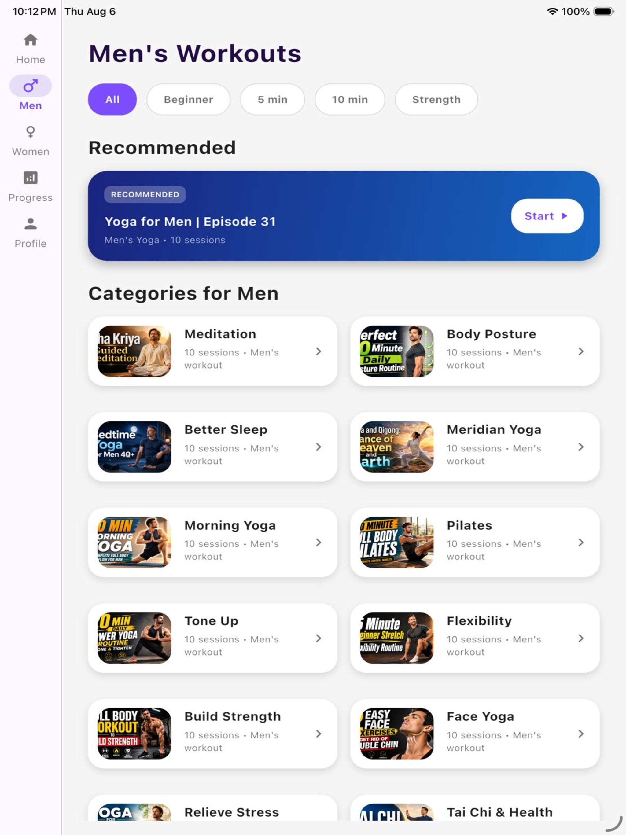 Daily Yoga for Men & Women screenshot 13