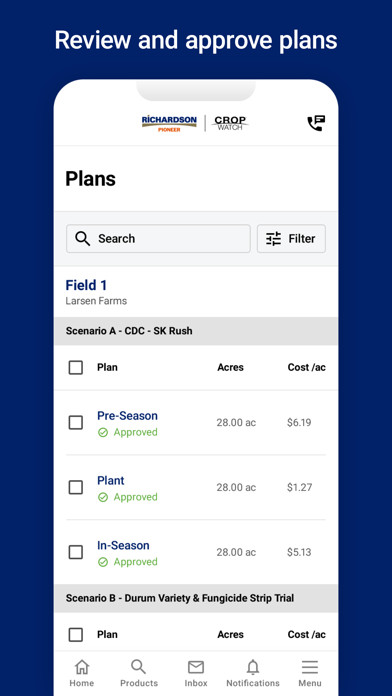 Richardson Pioneer CropWatch Screenshot