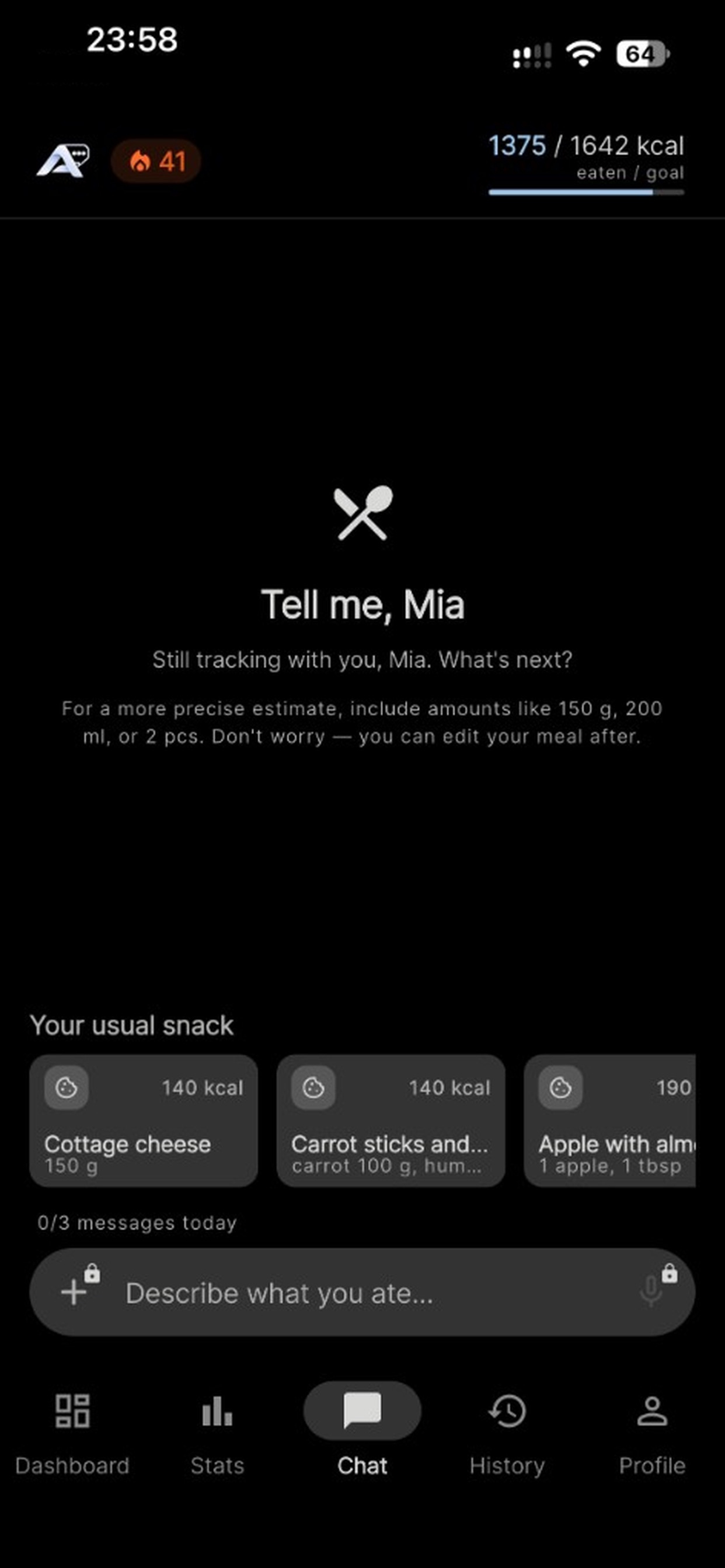 Screenshot 1 of Anvarion: Calorie AI