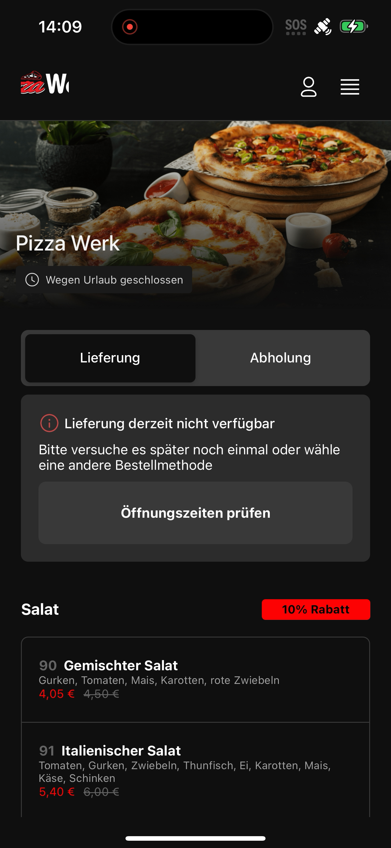 Pizza Werk Driedorf screenshot 3