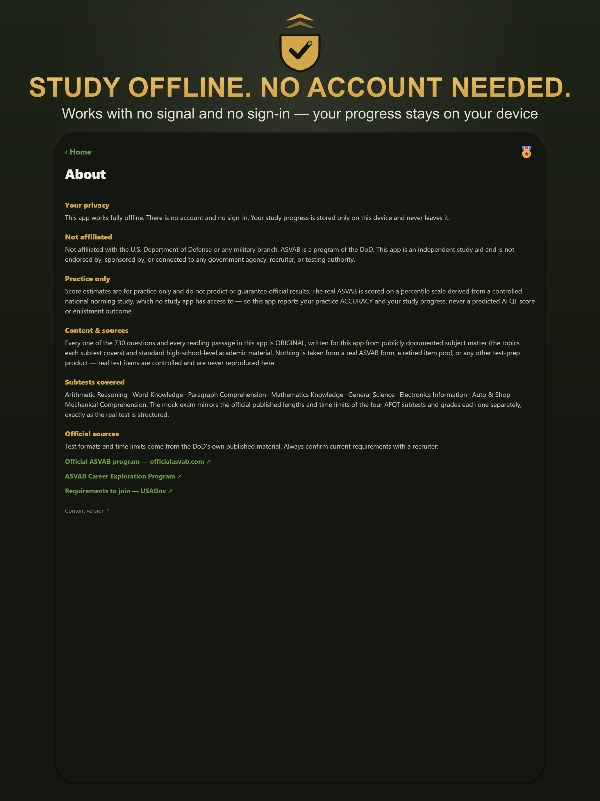 ASVAB Test Prep 2026: Practice screenshot 16