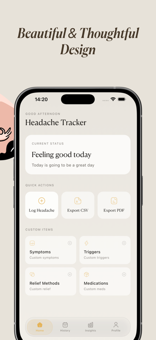 Headache Tracker - Migraine Screenshot 2 of 6