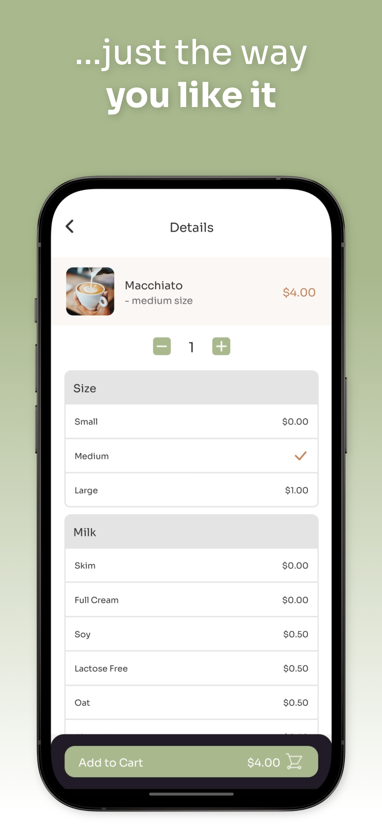 Olive Coffee screenshot 5