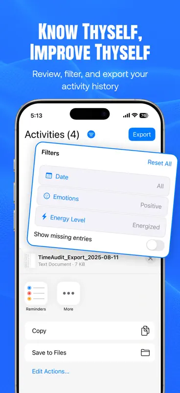TimeAudit™ screenshot 4 of 6