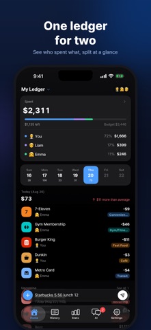 Payto - AI Expense Tracker iPhone screenshot