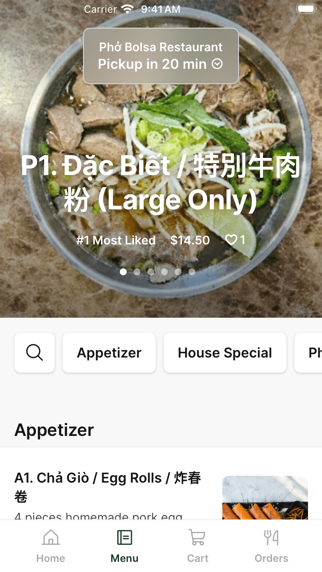 Screenshot 2 of Phở Bolsa Restaurant App