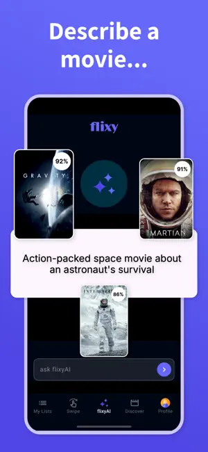 Movie Diary & Picker: flixyAI screenshot 2