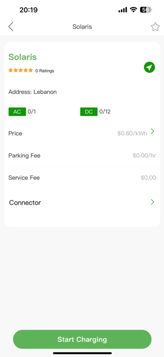 Solaris EV Charging Screenshot 2 of 3