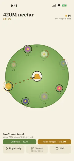 Waggle — Bee Dance Idle screenshot 3