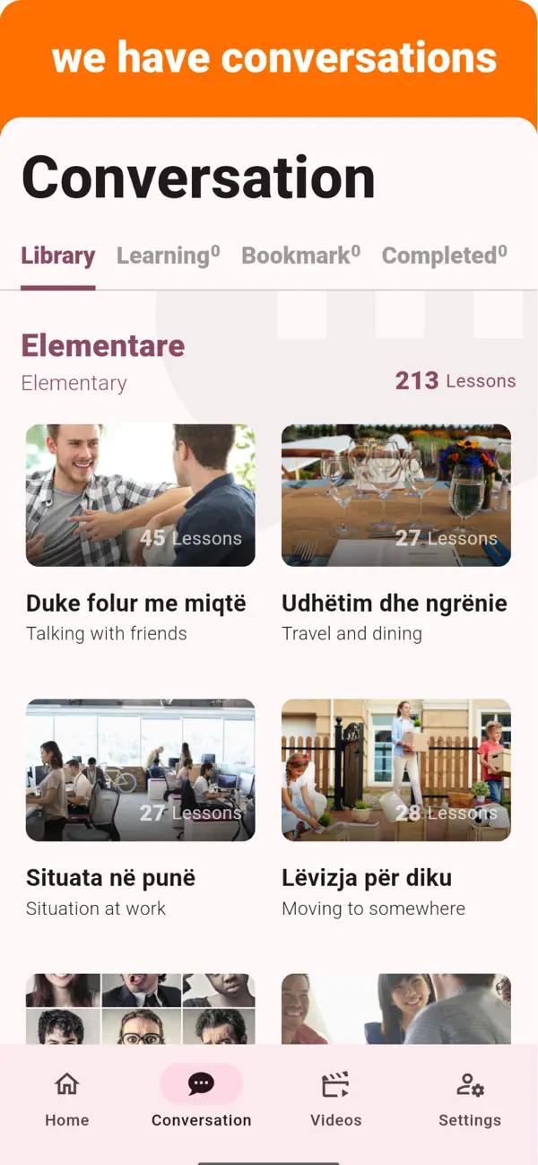 Screenshot #2 pour Albanian - Listening Speaking
