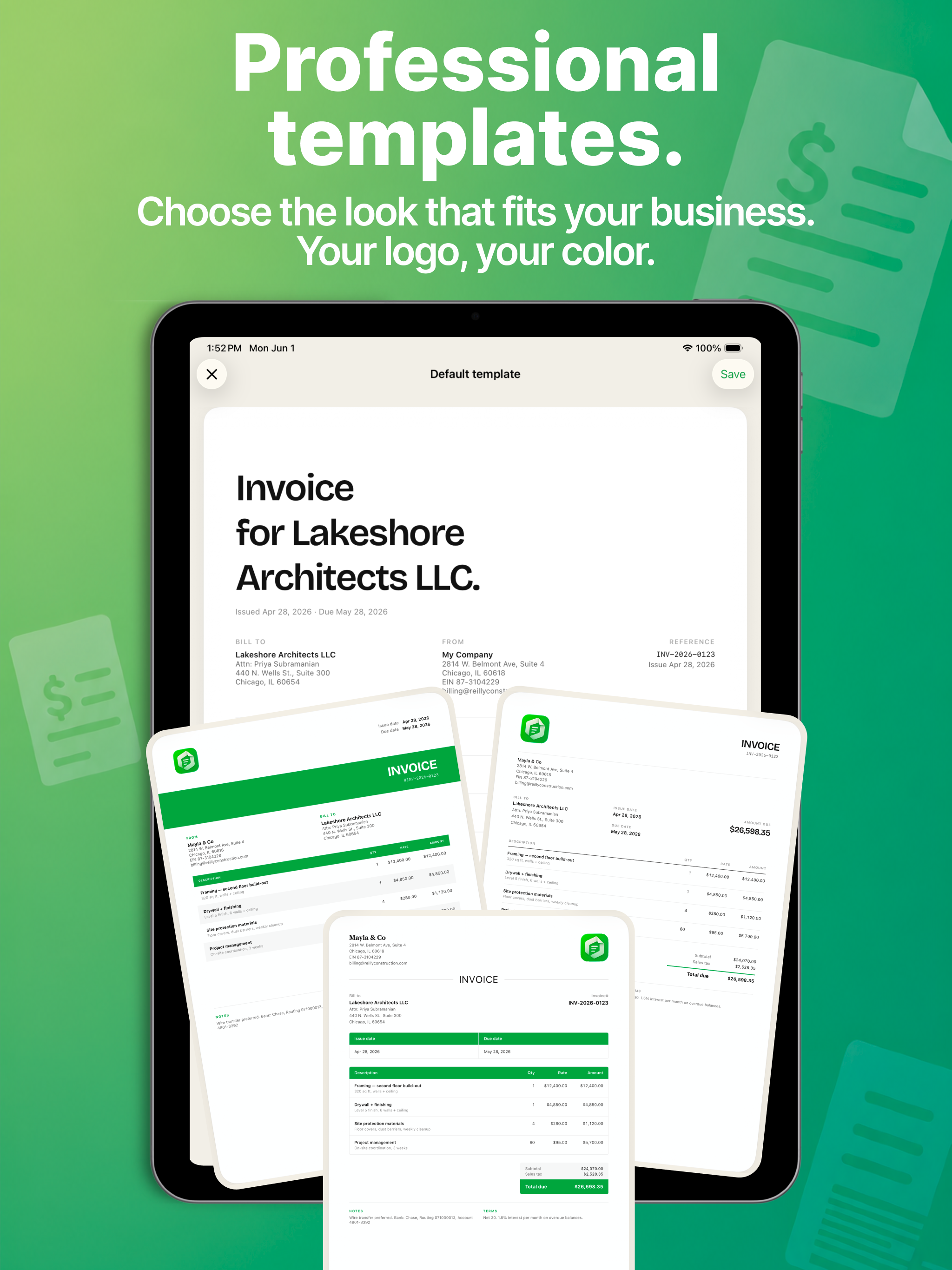 Simple Invoice Maker: Swiftly screenshot 13