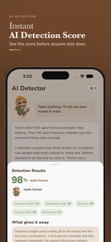 HumanizeAI: AI Text Rewriter Screenshot 1 of 9