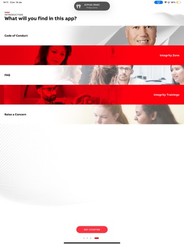 ABB Code of Conduct iPad screenshot