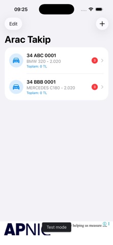 Araç Takip: Sigorta & Masraf screenshot