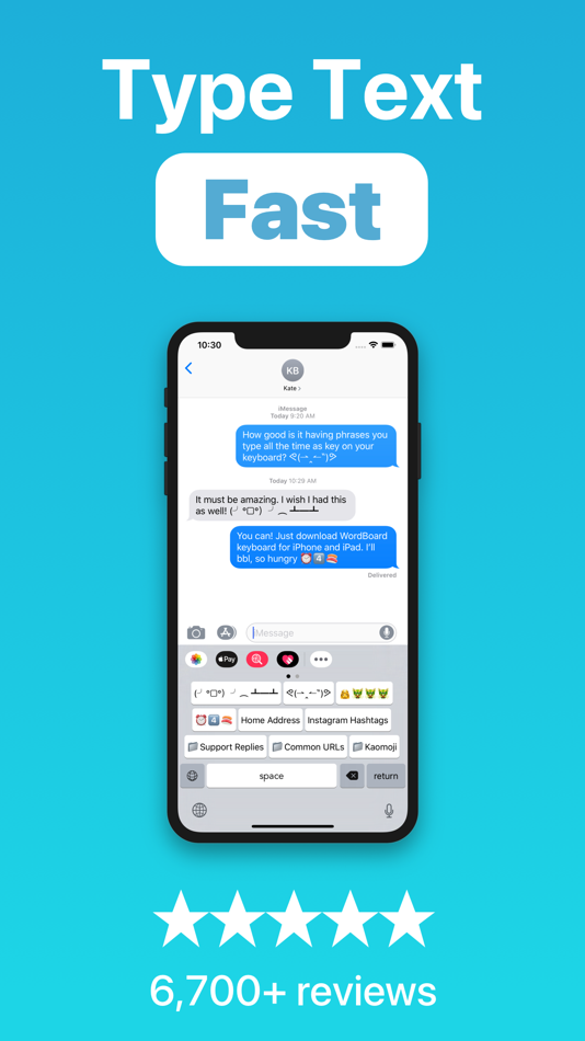 #1. WordBoard: Keyboard Shortcuts (iOS) 来自: Bytesize Systems Pty Ltd
