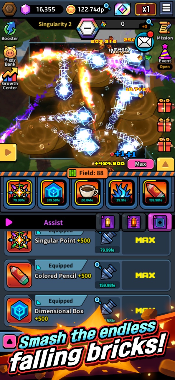Brick Inc. Hack screenshot 1 - iOS game interface