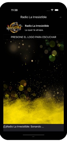 Radio La Irresistible iPhone screenshot