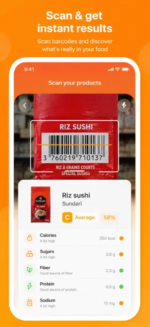 Nura Food Scanner Pro screenshot 2