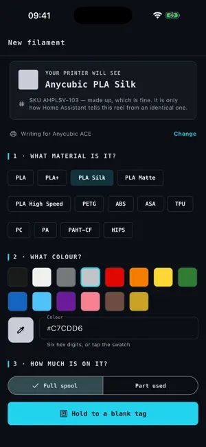 ReSpool – NFC Filament Tags screenshot 2