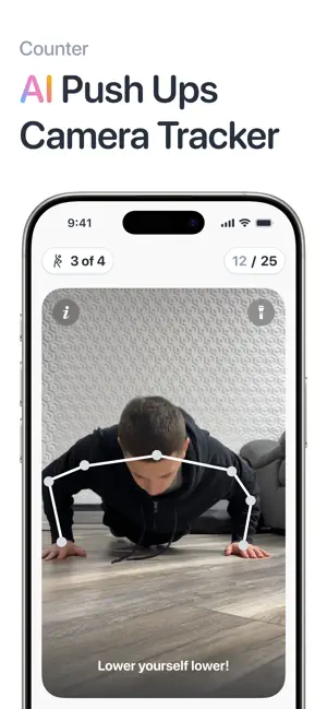 PushUps Alarm & AI Rep Counter screenshot 3