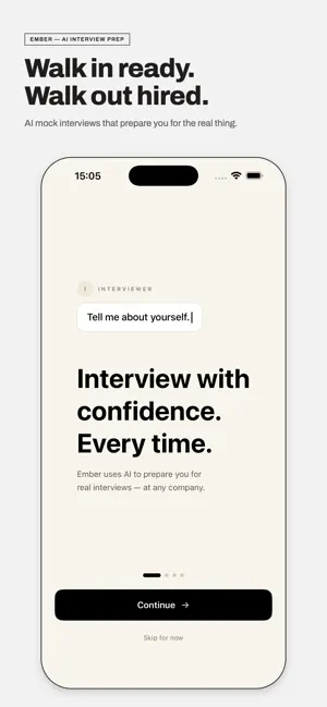 Ember - AI Interview screenshot 1