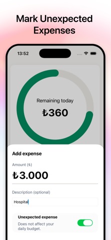 Dayli: Daily Spending Limit screenshot