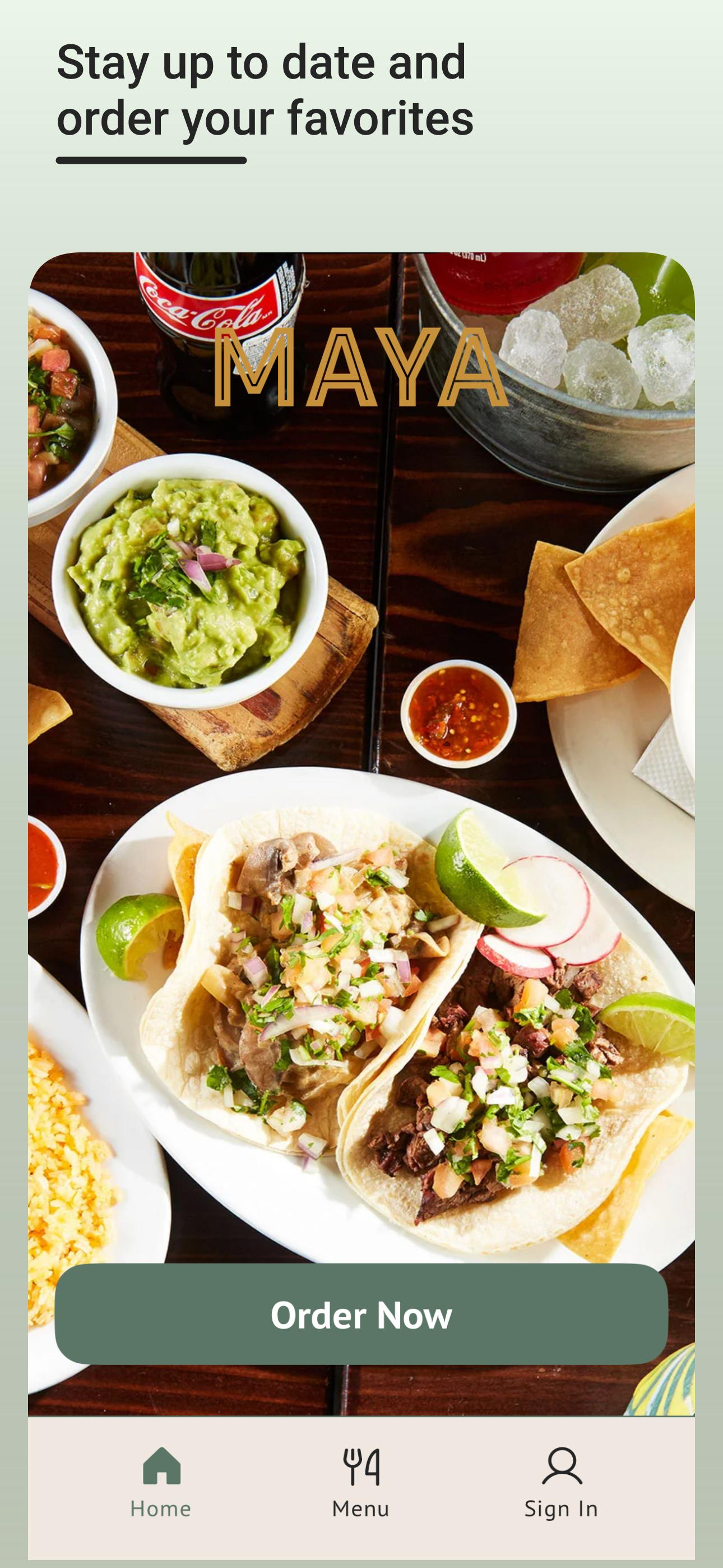 Maya Taqueria screenshot 2