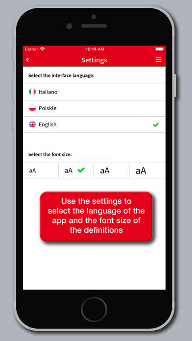 Hoepli Polish Dictionary Screenshot