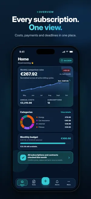 AboPilot: Subscription Tracker screenshot 1