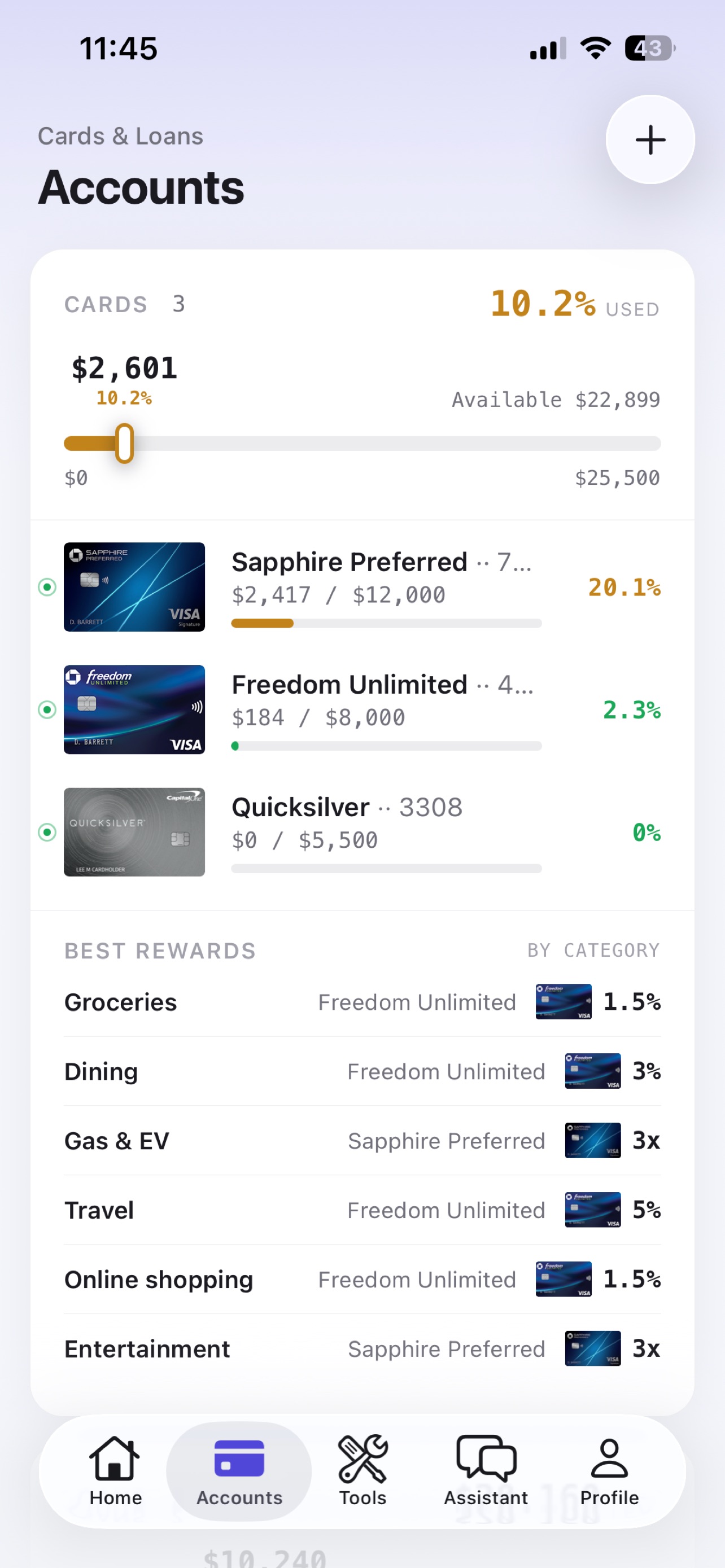 Screenshot 3 of CreditMaxer