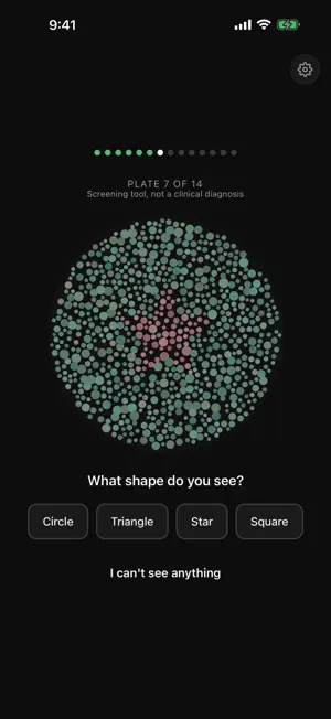 Color Vision Plates screenshot 3