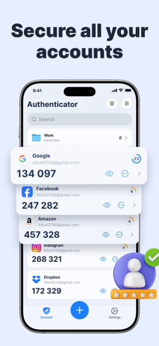 Authenticator 2FA by GA Screenshot 2 of 10
