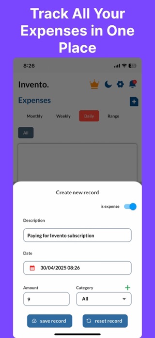 Invento: POS Inventory Tracker Screenshot 6 of 7