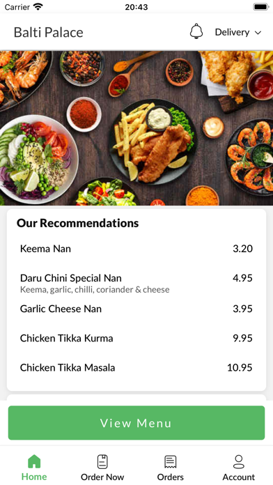 Balti Palace - Stafford Screenshot