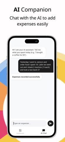Spento: AI Budget Tracker Screenshot 1 of 5