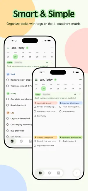 Planbook - Plans, Tasks, Notes screenshot 1