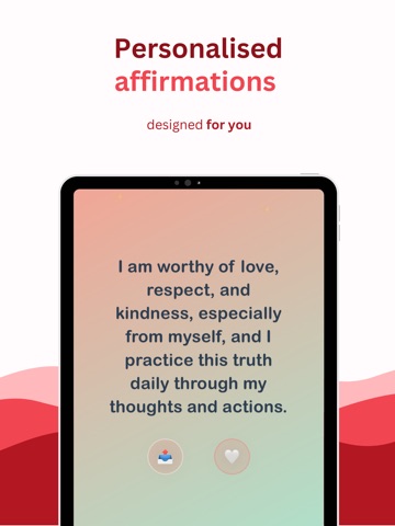 Daily Affirmations ・ Widgets iPad screenshot