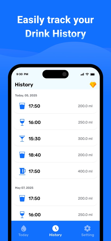 AquaAlert : Hydration Buddy - App de Salud y forma física | MWM