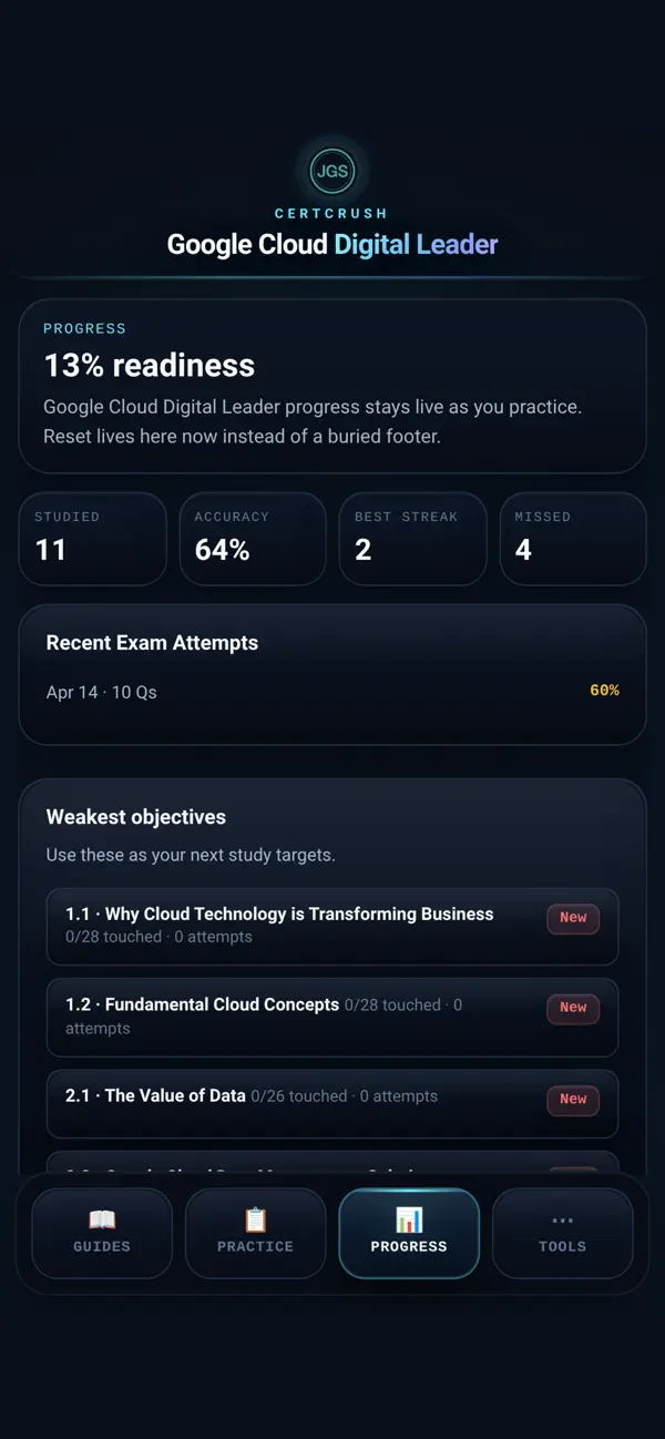 Screenshot #3 pour CertCrush: Google Cloud DL